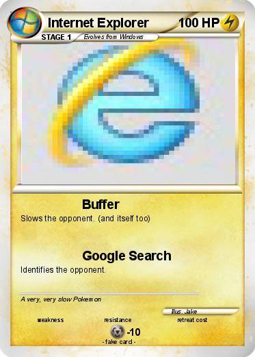 Pokemon Internet Explorer