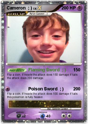 Pokemon Cameron  ; )