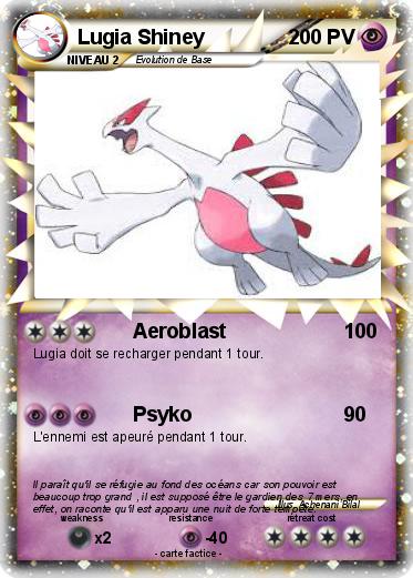 Pokemon Lugia Shiney