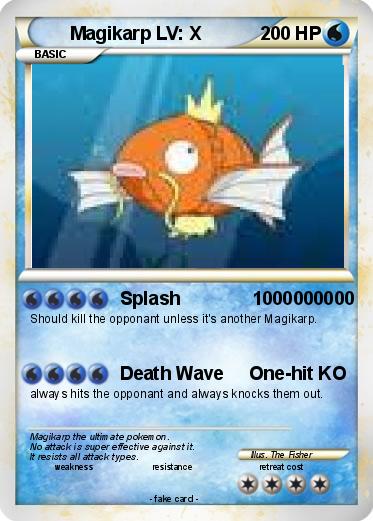 Pokemon Magikarp LV: X