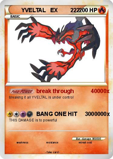 Pokemon YVELTAL   EX        222