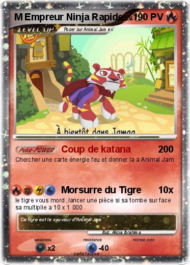 Pokemon M Empreur Ninja Rapide