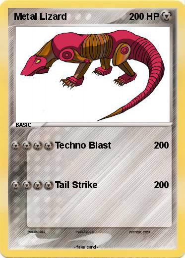 Pokemon Metal Lizard