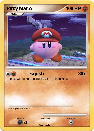 Pokemon kirby Mario