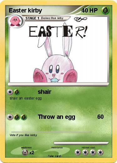 Pokemon Easter kirby