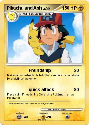 Pokemon Pikachu and Ash