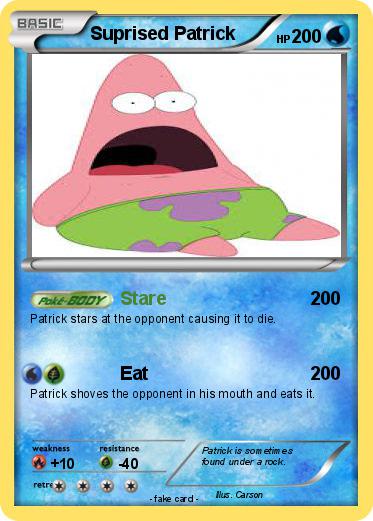Pokemon Suprised Patrick