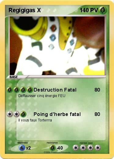 Pokemon Regigigas X