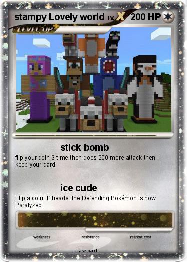 Pokemon stampy Lovely world