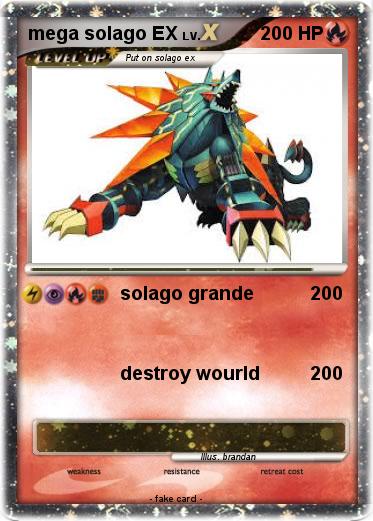 Pokemon mega solago EX