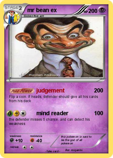 Pokemon mr bean ex