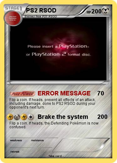 Pokemon PS2 RSOD