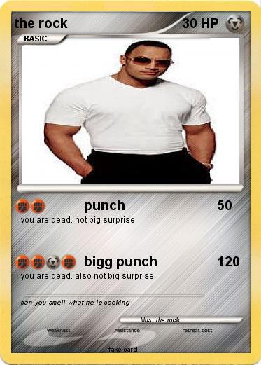 Pokemon the rock