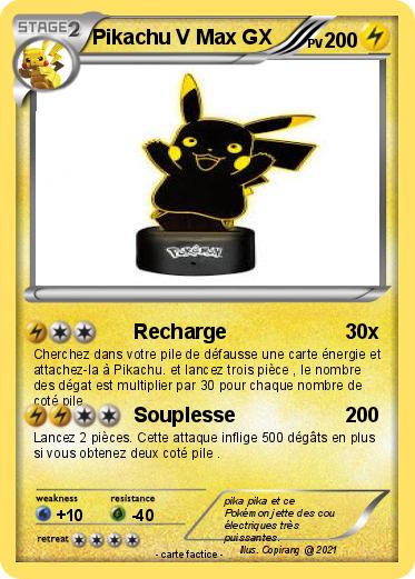 Pokemon Pikachu V Max GX