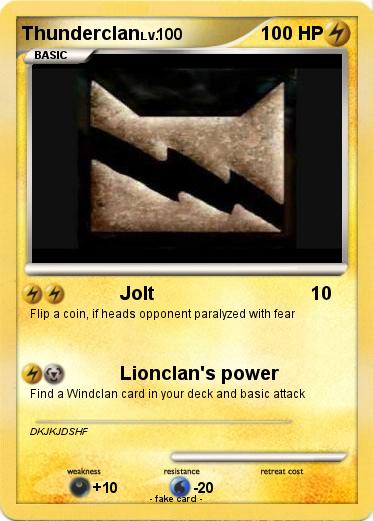 Pokemon Thunderclan
