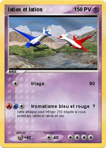 Pokemon latias et latios