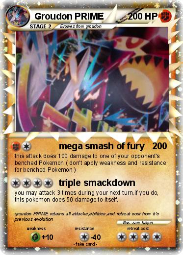 Pokemon Groudon PRIME