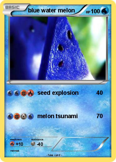 Pokemon blue water melon