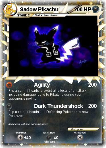 Pokemon Sadow Pikachu