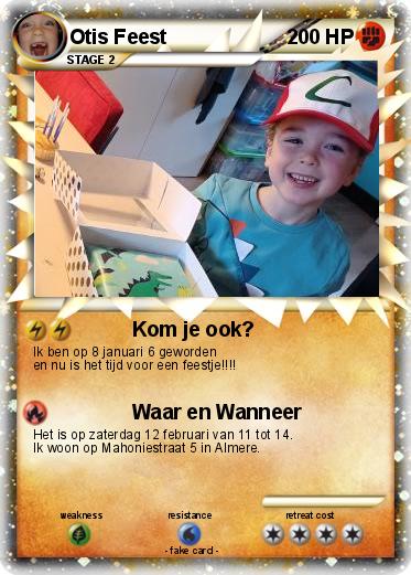 Pokemon Otis Feest