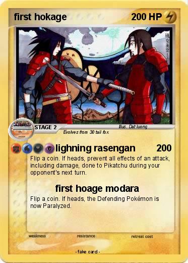Pokemon first hokage