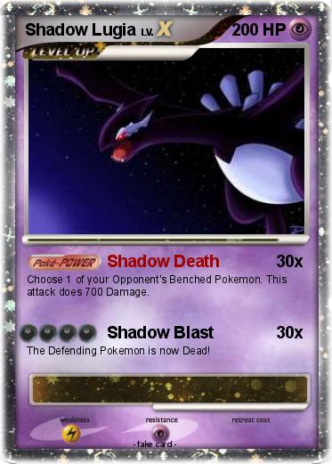 Pokemon Shadow Lugia