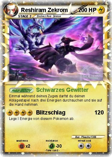 Pokemon Reshiram Zekrom