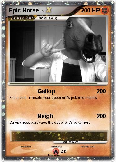 Pokemon Epic Horse
