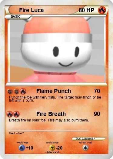 Pokemon Fire Luca