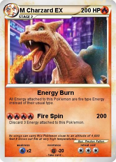 Pokemon M Charzard EX