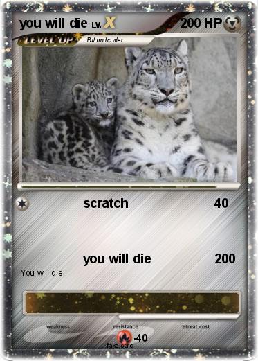 Pokemon you will die