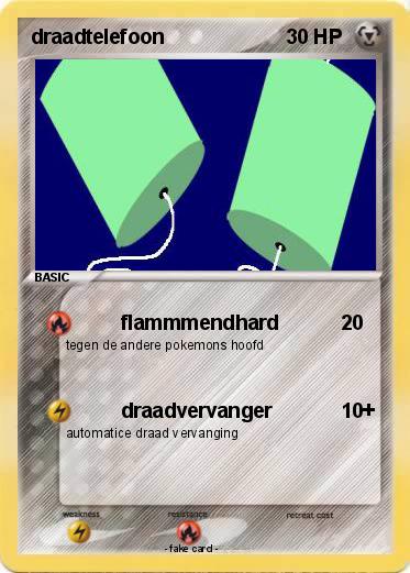 Pokemon draadtelefoon