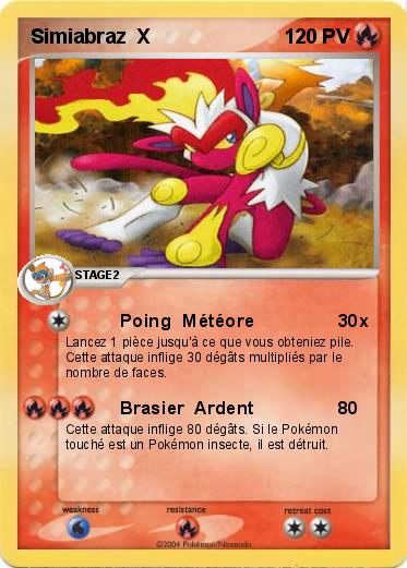 Pokemon Simiabraz  X