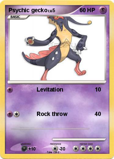 Pokemon Psychic gecko