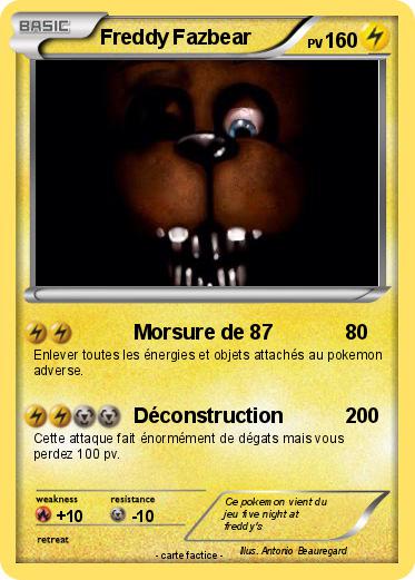 Pokemon Freddy Fazbear