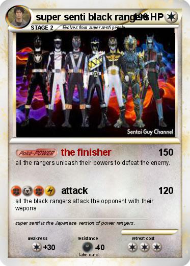 Pokemon super senti black rangers