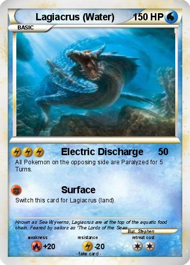 Pokemon Lagiacrus (Water)