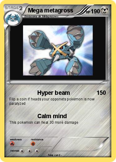 Pokemon Mega metagross