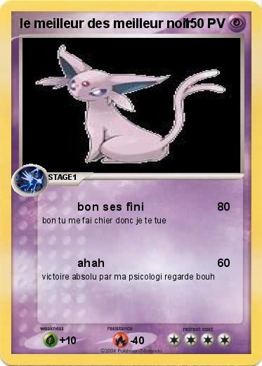 Pokemon le meilleur des meilleur noir