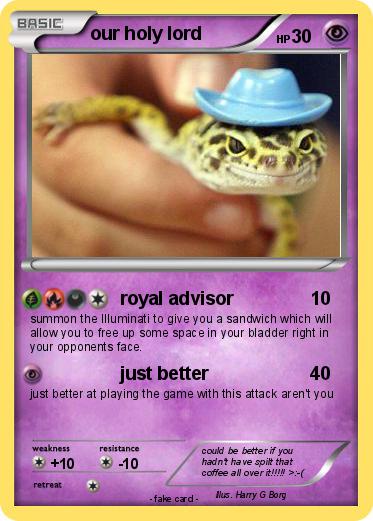 Pokemon our holy lord