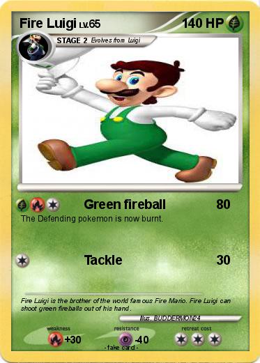 Pokemon Fire Luigi