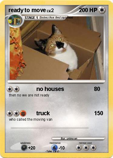 Pokemon ready to move