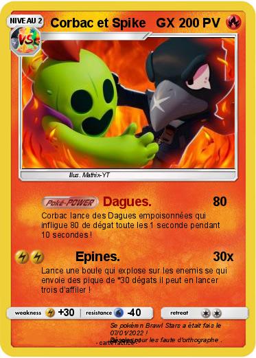 Pokemon Corbac et Spike   GX