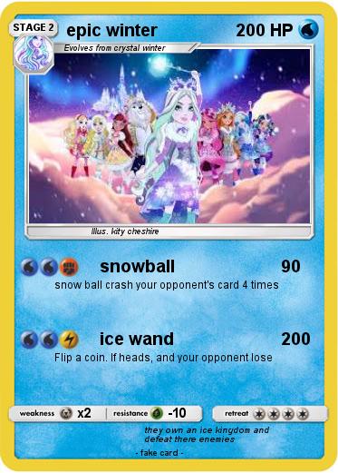 Pokemon epic winter