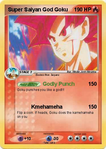 Pokemon Super Saiyan God Goku