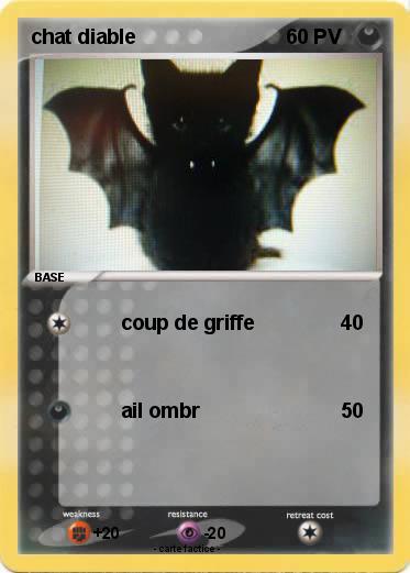 Pokemon chat diable