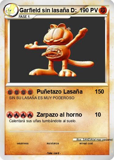 Pokemon Garfield sin lasaña D: