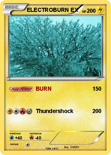 Pokemon ELECTROBURN EX