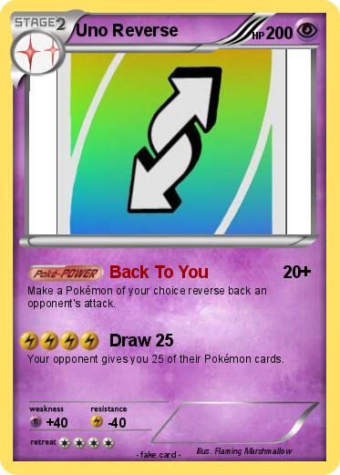 Pokemon Uno Reverse