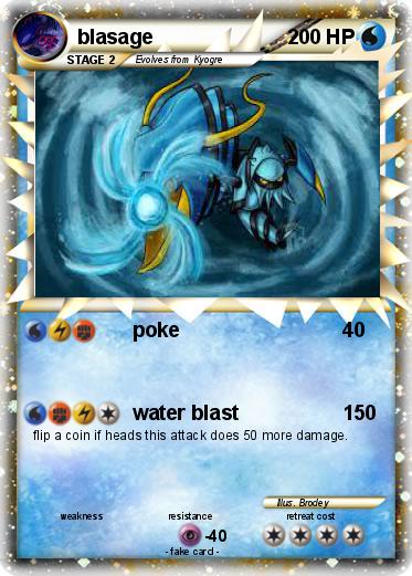 Pokemon blasage